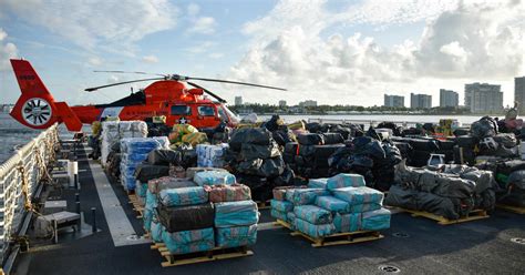 Over $160 million in illegal narcotics offloaded by Coast Guard at Port Everglades